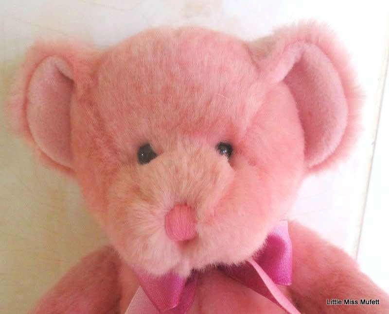 A  PINK RUSS TEDDY BEAR---TAURUS