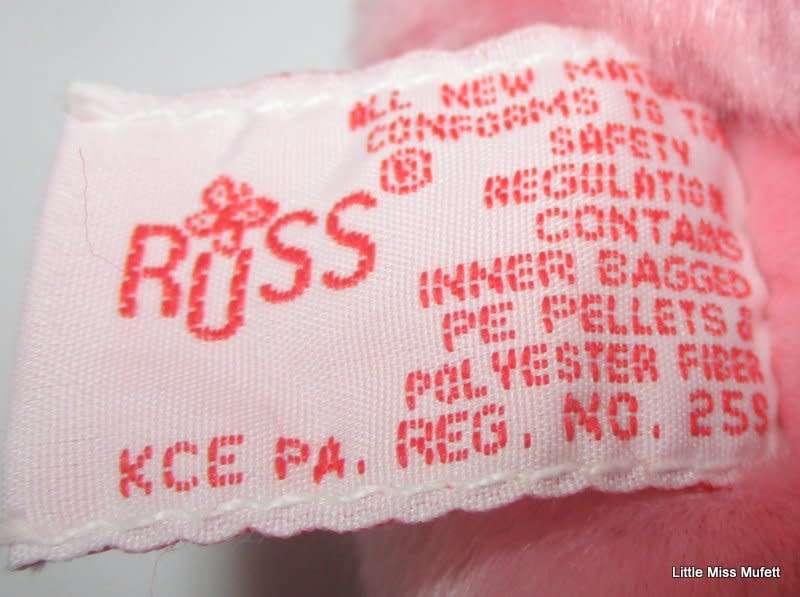 A  PINK RUSS TEDDY BEAR---TAURUS