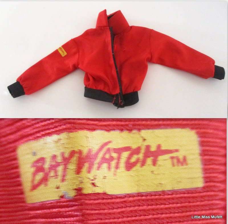 A VINTAGE 1997 BAYWATCH BARBIE DOLL WITH SOME ORIGINAL CLOTHES AND OTHER CLOTHES AND ACCESSORIES