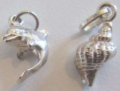 2 Silver charms