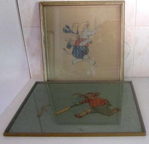 SOMETHING UNIQUE FOR THE STAMP COLLECTORS--Pictures created from stamps 1922