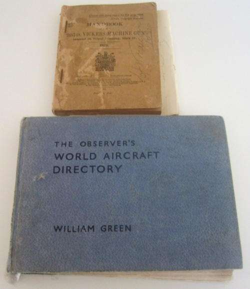 A BOOK ON AIRCRAFT  DATED 1961 AND ONE ON GUNS DATED 1923