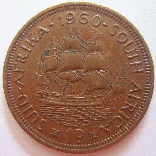 A 1960 SOUTH AFRICAN  PENNY