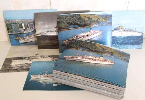 OVER 100 POST CARDS OF THE LLOYD TRIESTINO SHIPPING LINE
