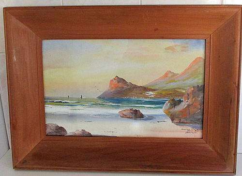 AN ORIGINAL WATERCOLOUR BY SA ARTIST H.ANDERSON--HOUT BAY