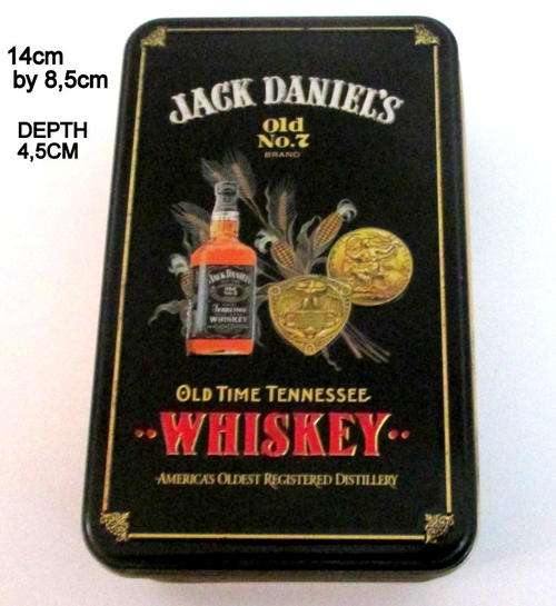A SMALL TO MEDIUM JACK DANIELS TIN