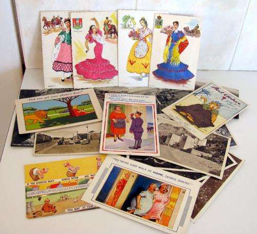A LOT OF  23 OLD POSTCARDS
