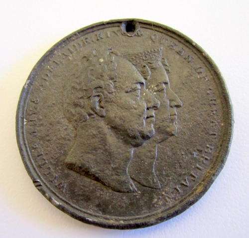 AN 1831 WILLIAM 1V CORONATION MEDALLION.
