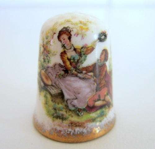 A THIMBLE--Newhall fine bone china