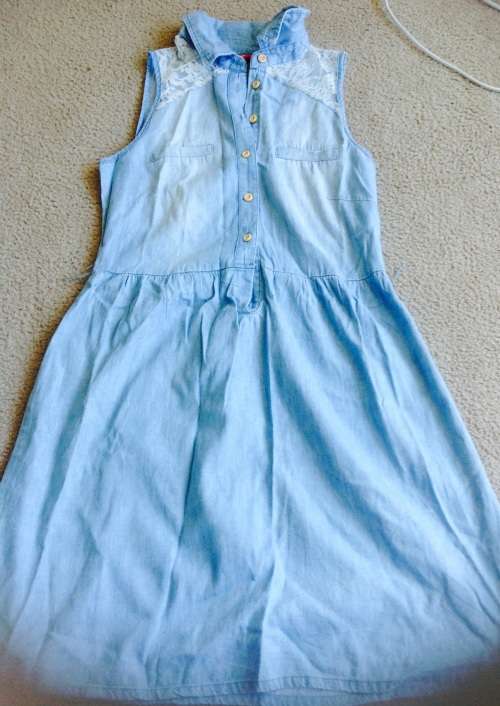 Light denim size 32 dress