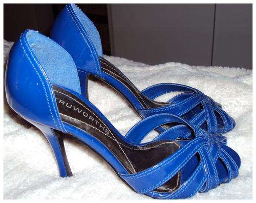 blue peeptoe truworths shoes