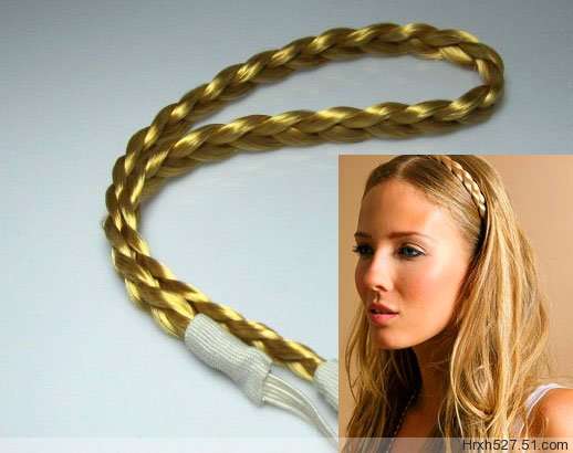 LATEST STYLE - Plaited synthetic hair headband