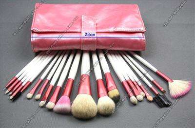 20 piece profesional pink make-up brush set - A MUST HAVE