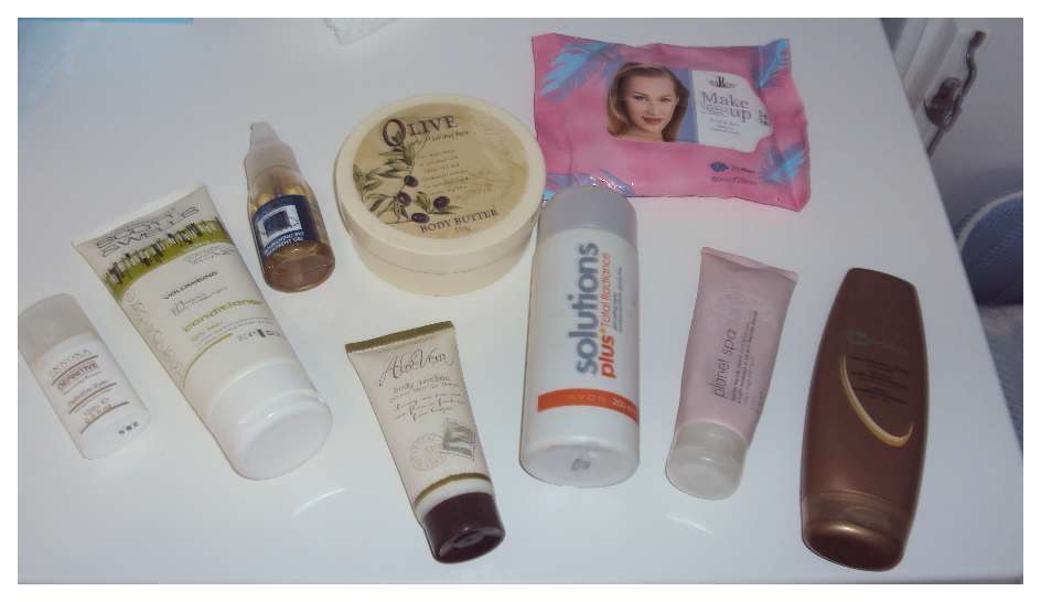 Bulk lot of skin care cosmetics