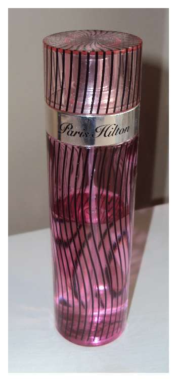 More than half a bottle of Paris Hilton perfume