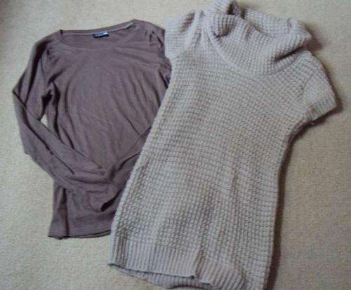 jersey dress and long sleeve top