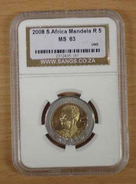 2008 Mandela R5 MS 63  SANGS