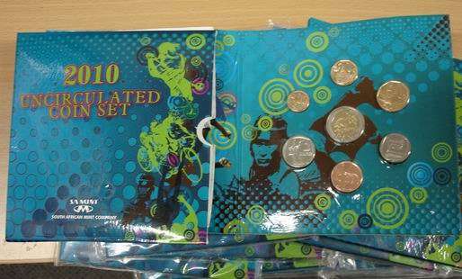 10 x 2010 Uncirculated Sets, Water damaged
