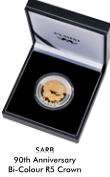 90th SARB Bi-colour crown 2011