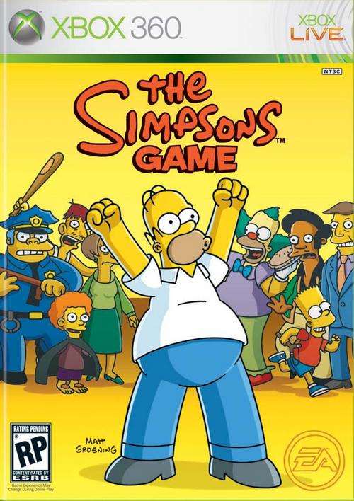 THE SIMPSONS Xbox 360 original brand new game sealed!