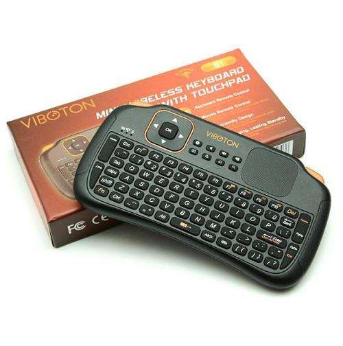 Viboton S1 Rechargeable 2.4GHz Wireless Keyboard with Air Mouse / Remote Control / Touchpad Function