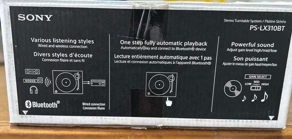 Sony PS-LX310BT Stereo Bluetooth Turntable System