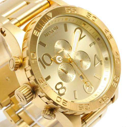 Nixon 51-30 Chrono Men's Watch - Gold