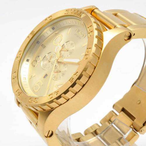 Nixon 51-30 Chrono Men's Watch - Gold