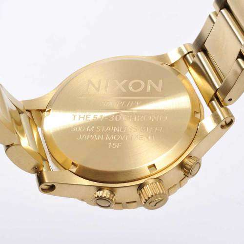 Nixon 51-30 Chrono Men's Watch - Gold