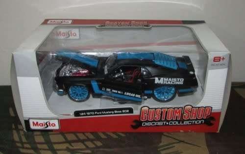 1:24 Scale Maisto Custom Shop 1970 Ford Mustang Boss