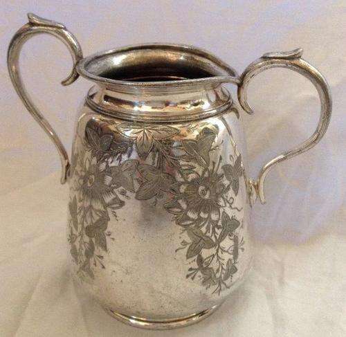 Silverplated ornate small vase - vintage -  R1 NR