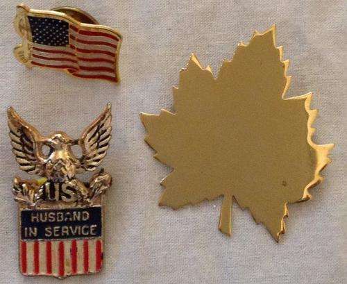 Lot of 3 vintage pins/brooch - one is Sterling Coro -  R1 NR