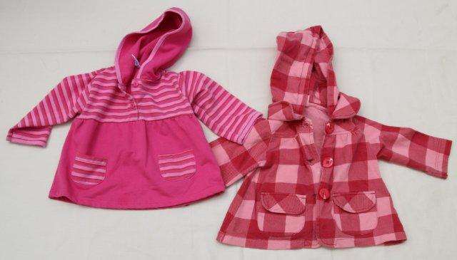 LOT OF 2 - JACKET & HOODED TOP - 18-24 MONTHS