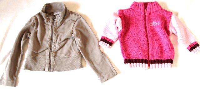 2 x JACKETS - 12-18 MONTHS / 2 YEARS - EARTHCHILD & ACKERMANS
