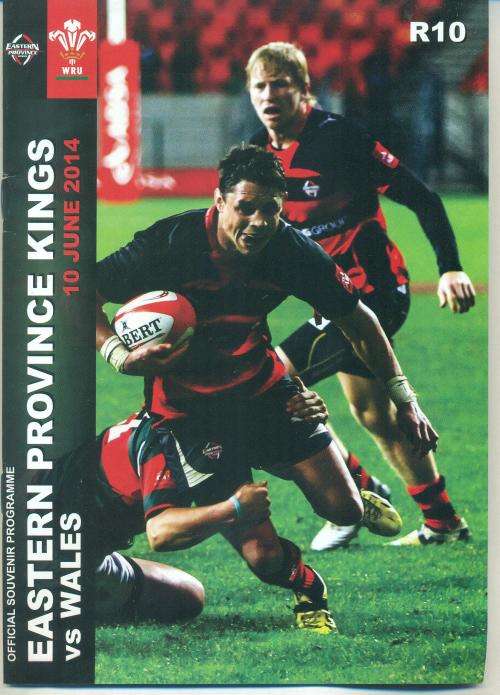 rugby programme EP Kings vs Wales 10-6-2014