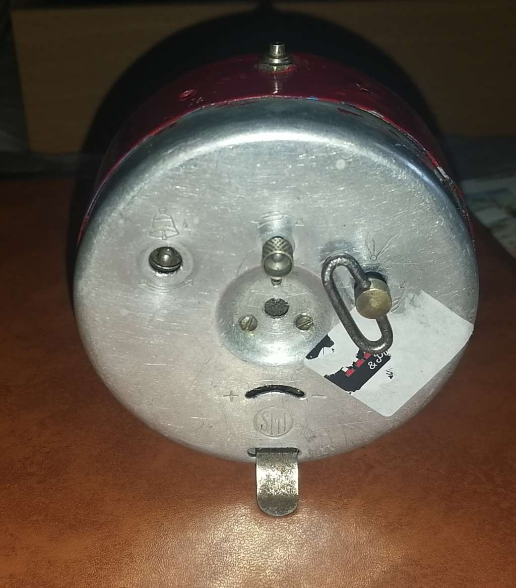 VINTAGE SMI ALARM CLOCK 100% WORKING - made in France