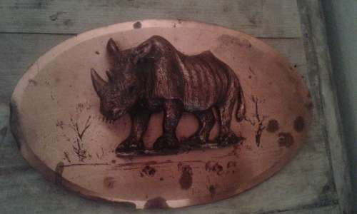 2 Pure Copper Plaque