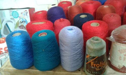A whole lot of 100% ACRLIC  SHEEN CROCHET& Imported machine knitting yarn for all types of knitting
