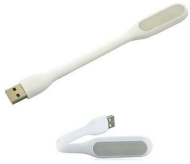 Flexible-LED Portable USB Light - White