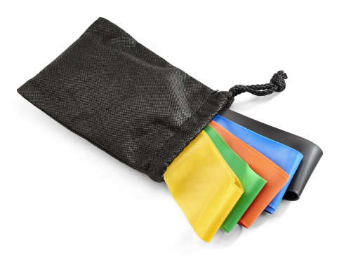 Resistance Loop Band Set - 5 in carry pouch