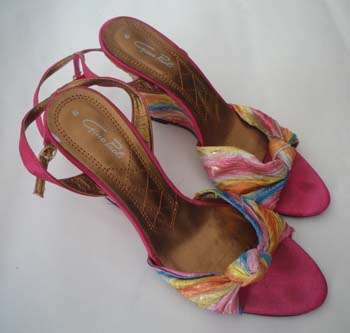 PRETTY RAINBOW WEDGE- HEEL SHOES!!