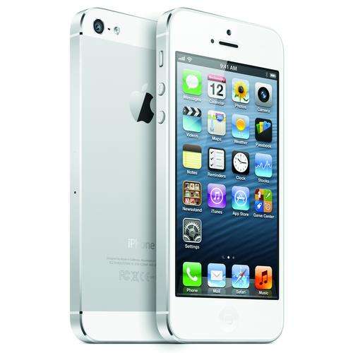 APPLE IPHONE 5, WHITE 32GB WITH BOX & ALL ACCESSORIES