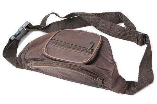 Genuine Leather Brown Moon Bag / Waist Bag X 2