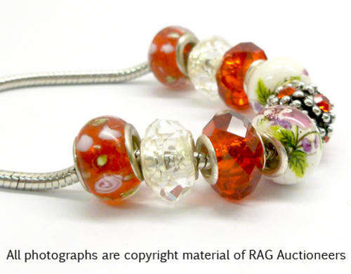 Lauren Michelle Collection Troll Bracelet On Snake Chain