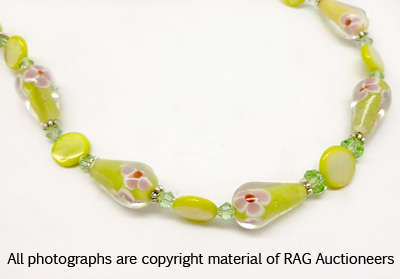 Lauren Michelle Collection Glass Bead Necklace