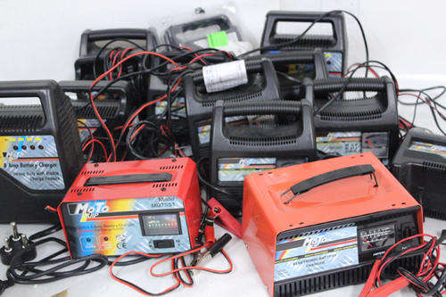 Massive Lot of Battery Chargers, Inverters and Compressors