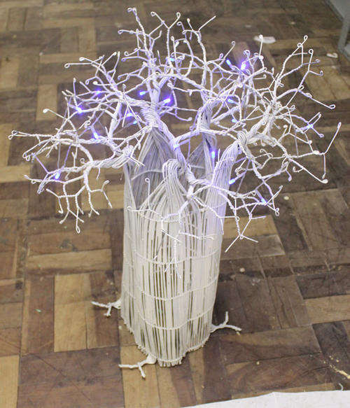 Large Wire Baobab Tree with fairy Lights