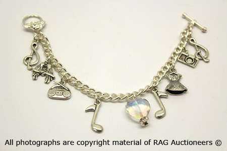 Lauren Michelle Collection Dainty Charmed Bracelet