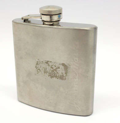 Johnnie Walker Stainless Steel Hip Flask