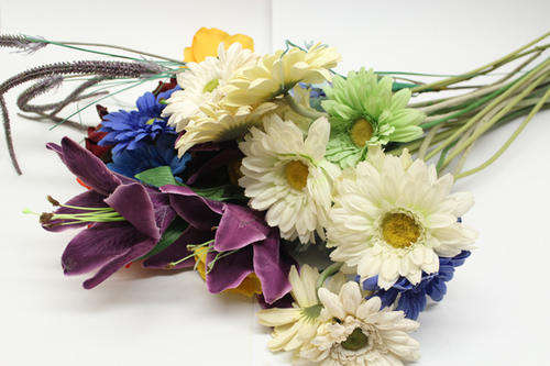 Long Stemmed Mixed Silk Flower Lot